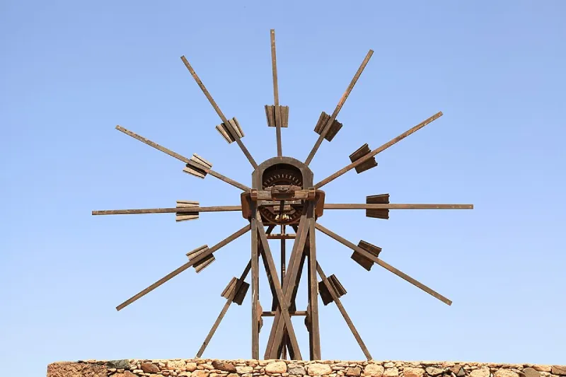 Molina de Valles de Ortega en Antigua, Fuerteventura, Islas Canarias