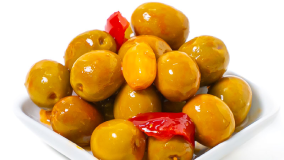 Aceitunas aliñadas al estilo canario