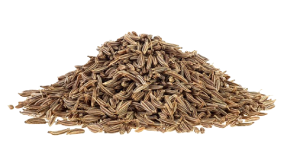 Montón de comino en grano