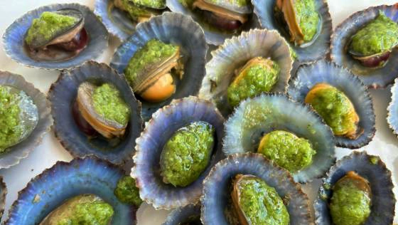 Lapas con mojo verde
