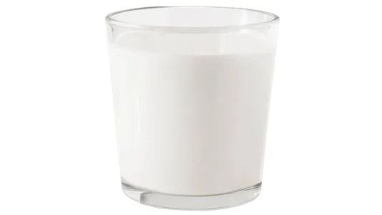 Un vaso de leche