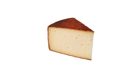 Una cuña de queso de cabra majorero al pimentón