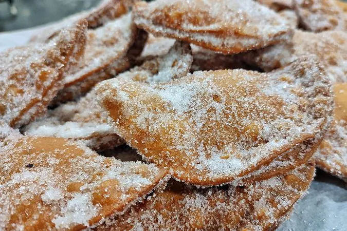 Las truchas de batata son un dulce típico de la Navidad canaria